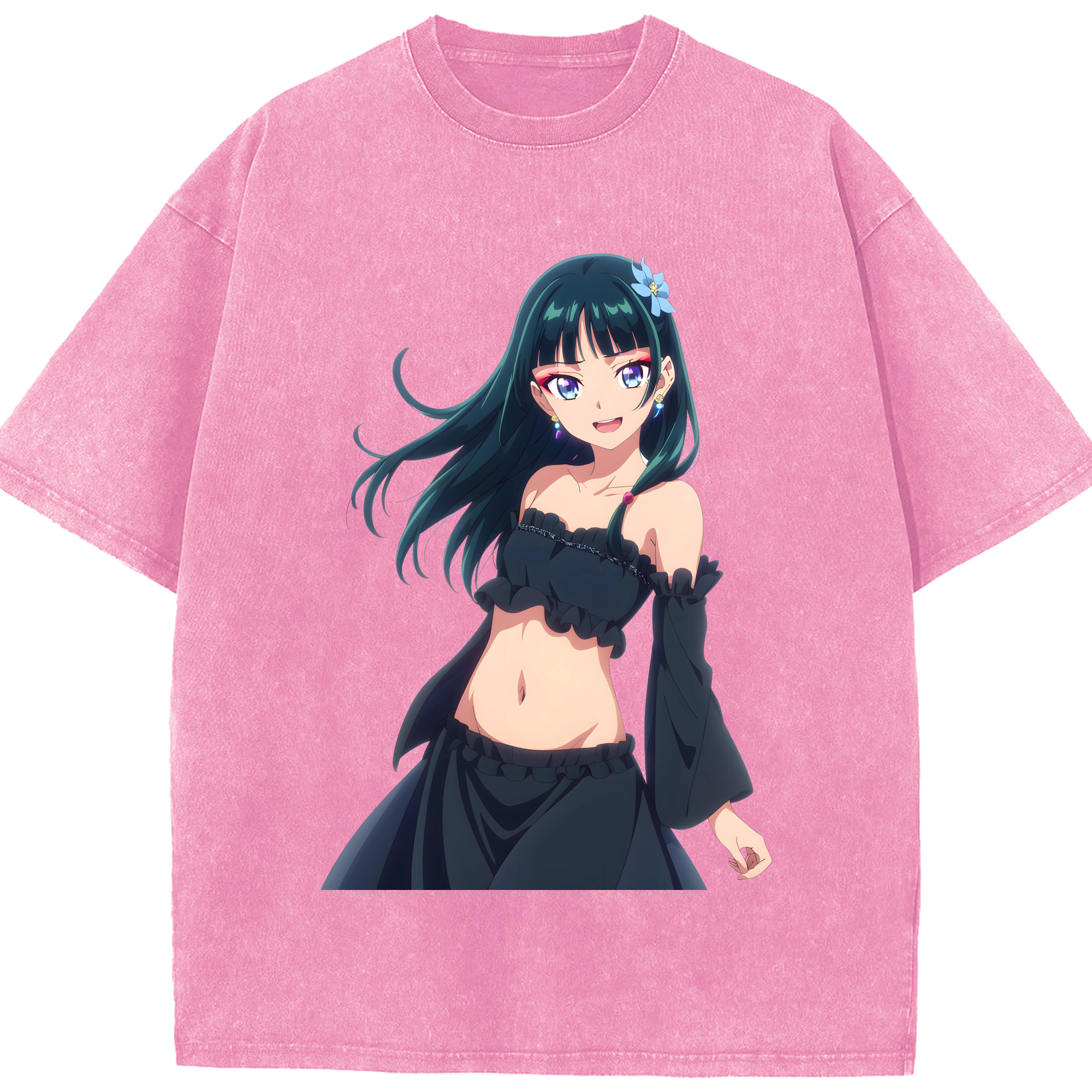 （画像用） 薬屋のひとりごと The Apothecary Diaries 綿100% ヴィンテージ風 半袖Tシャツ（フロントプリント）